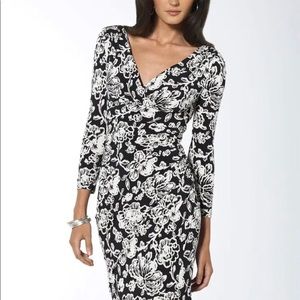LAUREN RALPH LAUREN long sleeve cocktail print dress wedding guest size 4